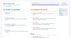 Desktop Screenshot of forum.impro-vocation.org